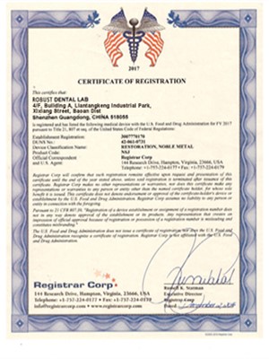 Dental Certification